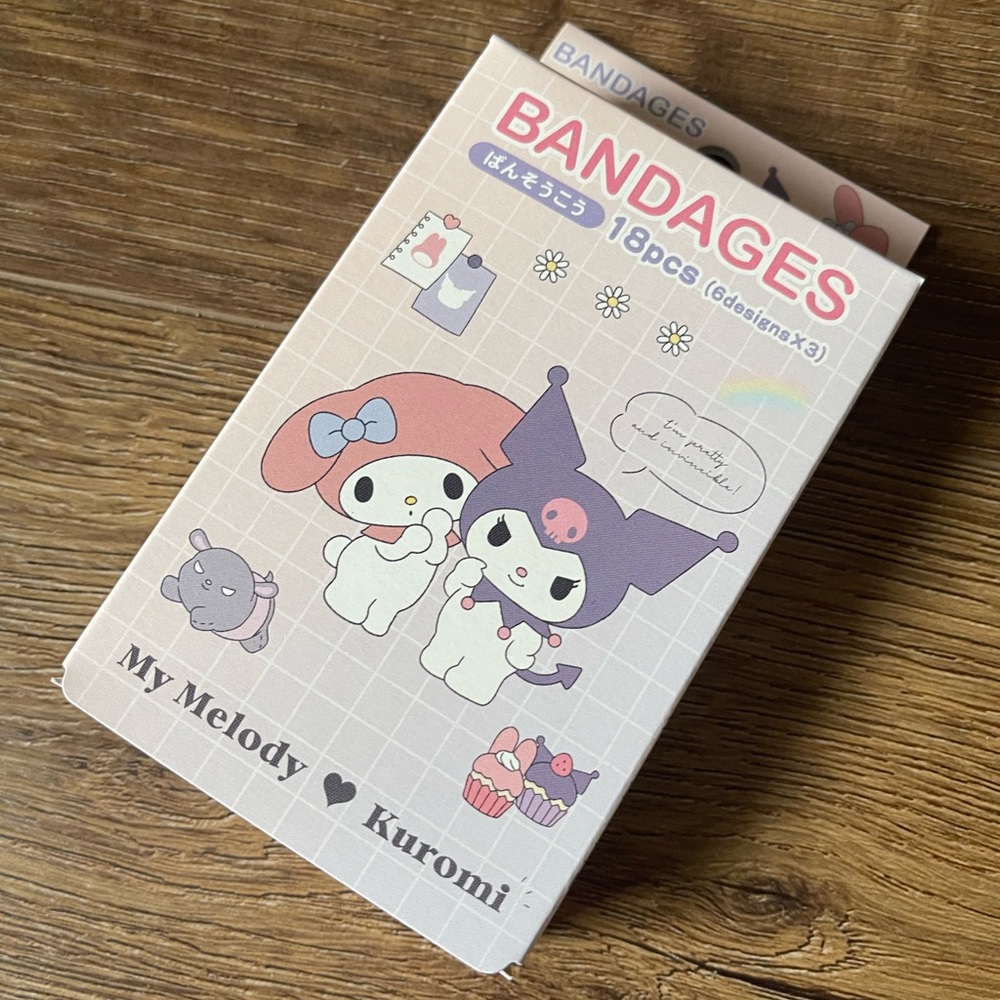 KUROMI & MY MELODY-Imported (NWT) Character Bandages-6